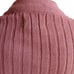 Women's Small Vintage 1970's Cardigan Sweater Collage Cable Knit Ringer Korea