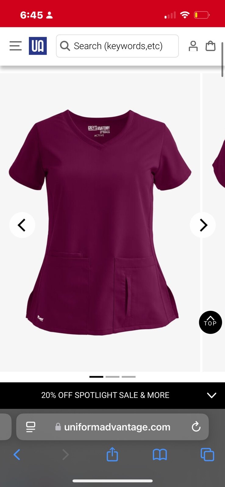 Grey’s Anatomy Women’s Scrubs by Barco