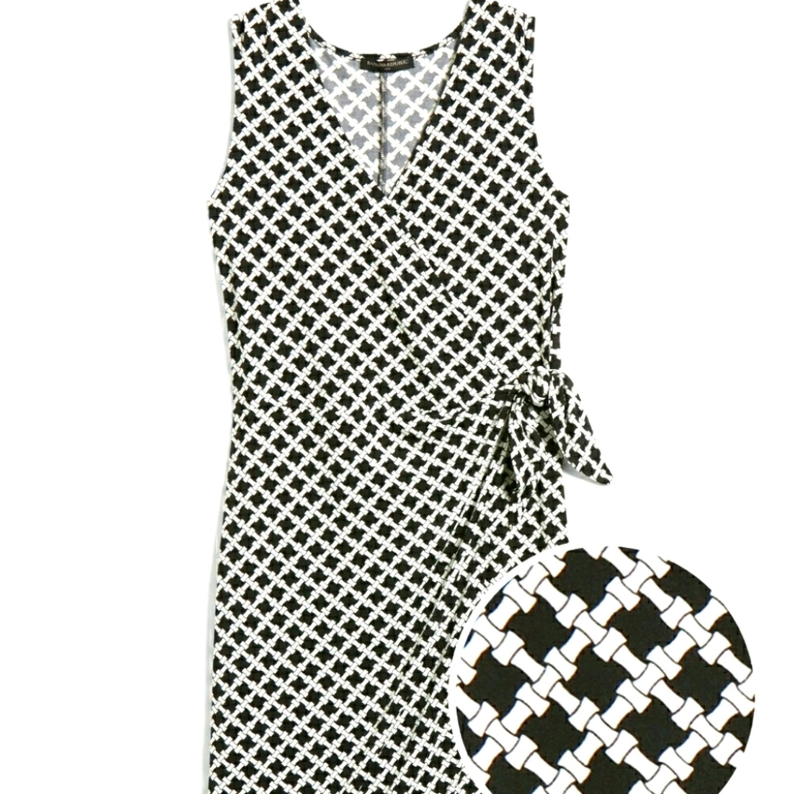 Banana republic Petite Tie-Knot Wrap Dress