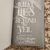 What Lies Beyond the Veil Signing Editions