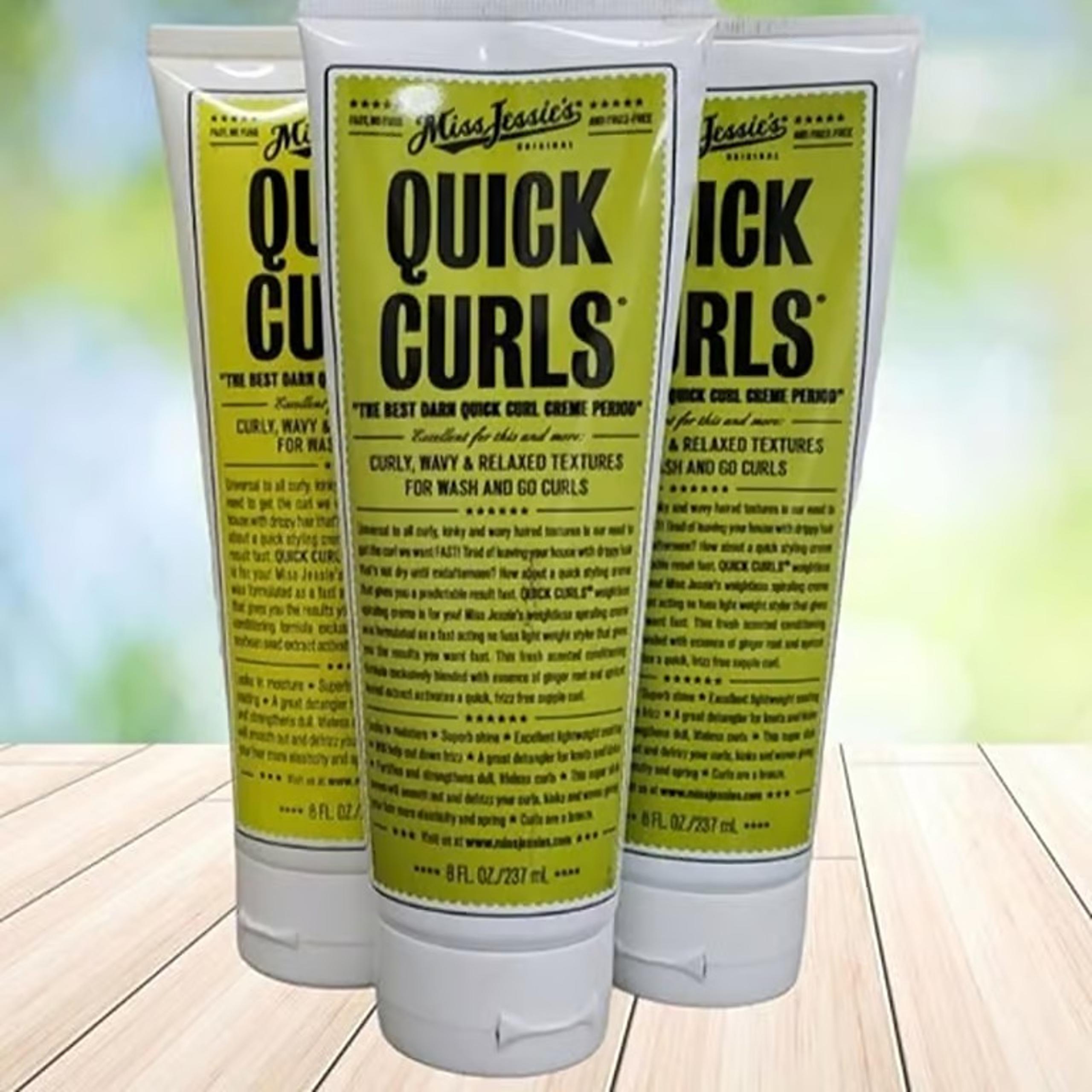 3 Tubes Quick Curls Cream By Miss Jessies