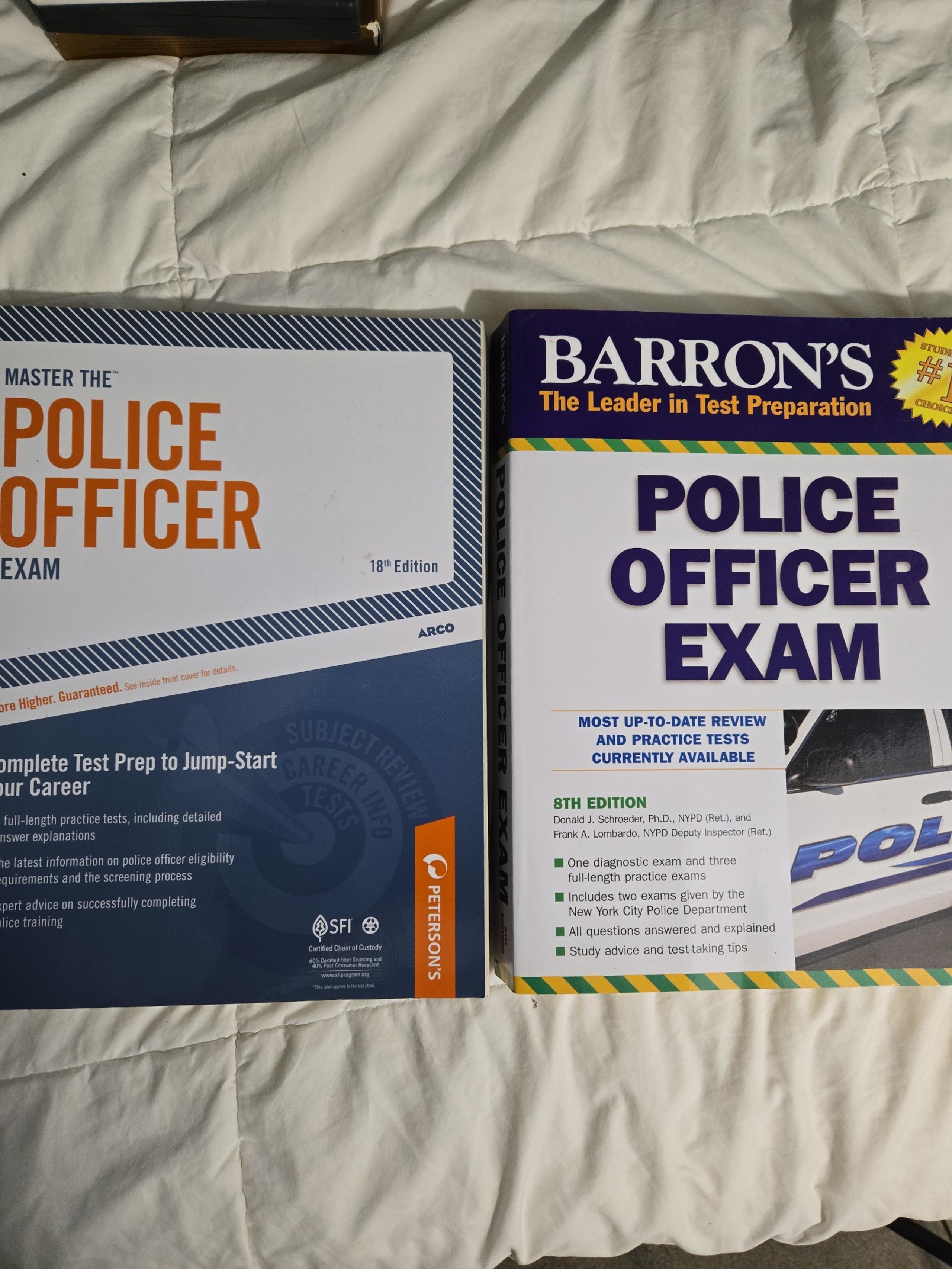 Barton’s | Police Officer Exam Book and Master the Police Officer Exam 2 books