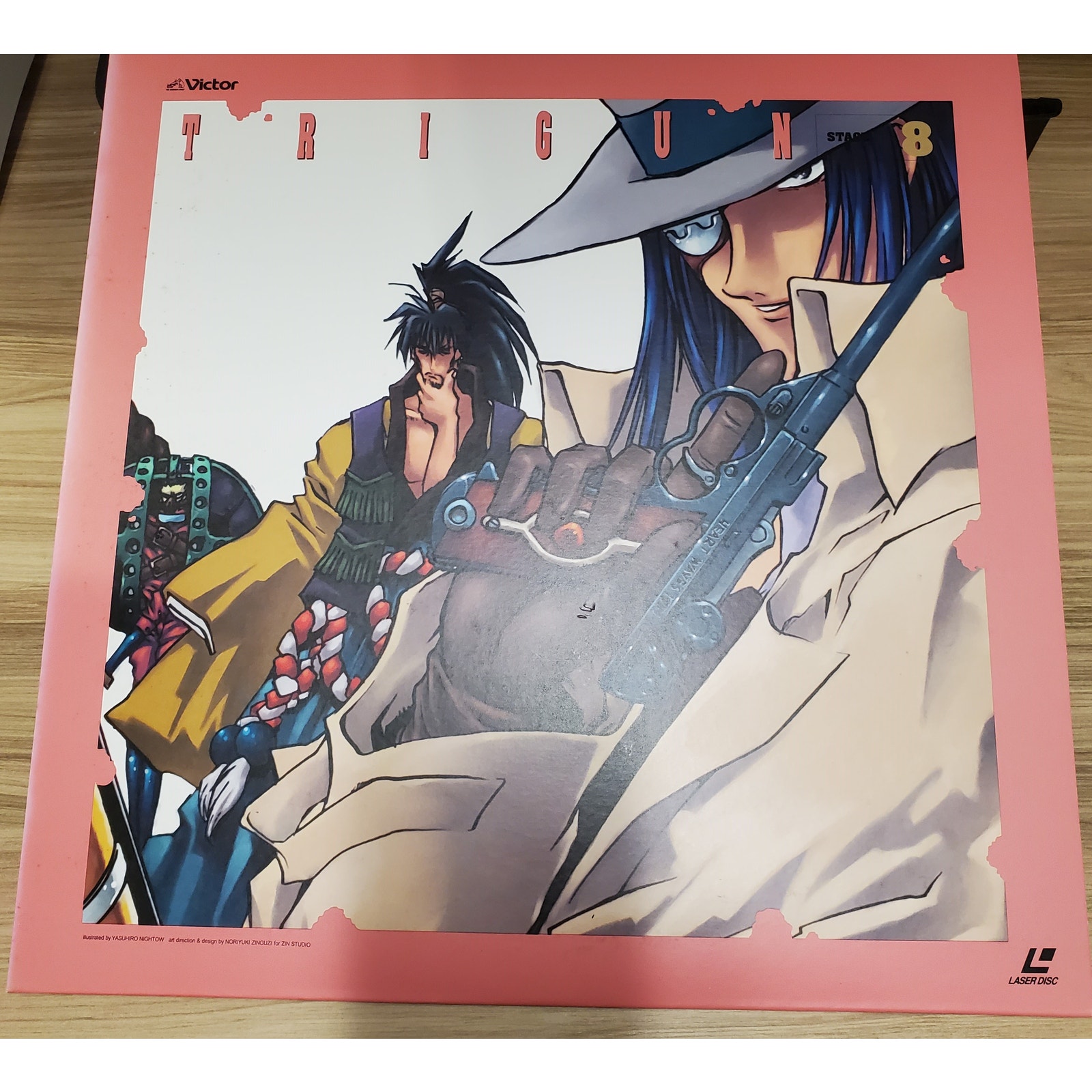 TRIGUN Vol 8 1998 Anime Laserdisc LD Dominique The Cyclops Rai Dei The Blade