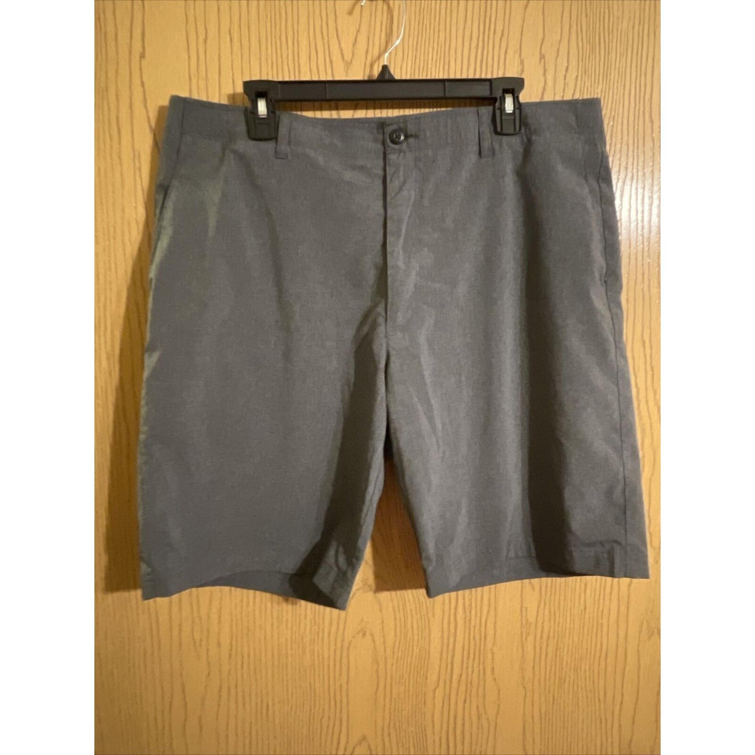 Men's Nick Laus Performance Golf Shorts Gray Size 38