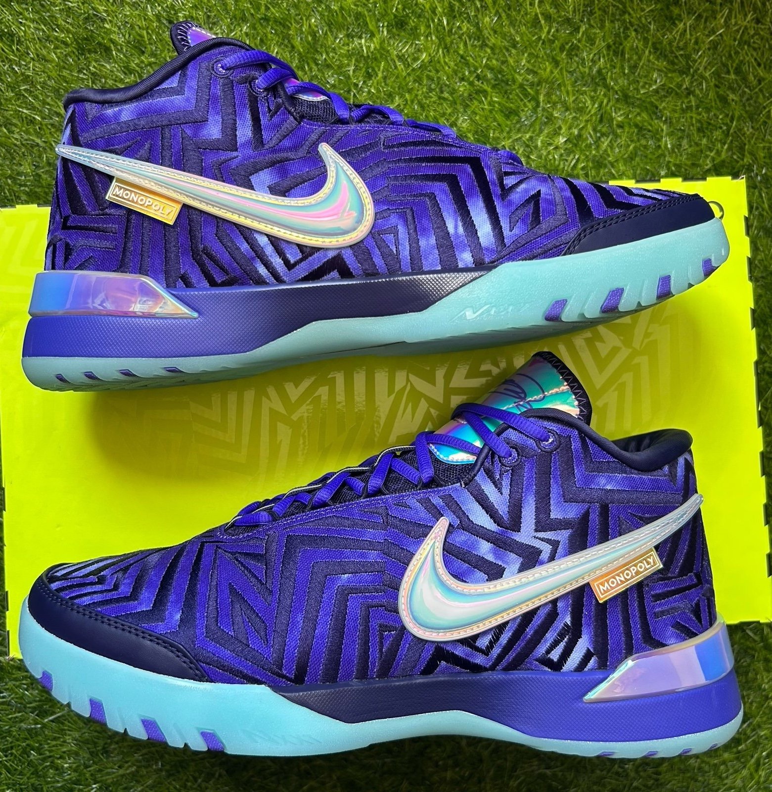 NEW Nike Zoom LeBron NXXT Genisus Monopoly Persian Violet Men’s Size 8.5