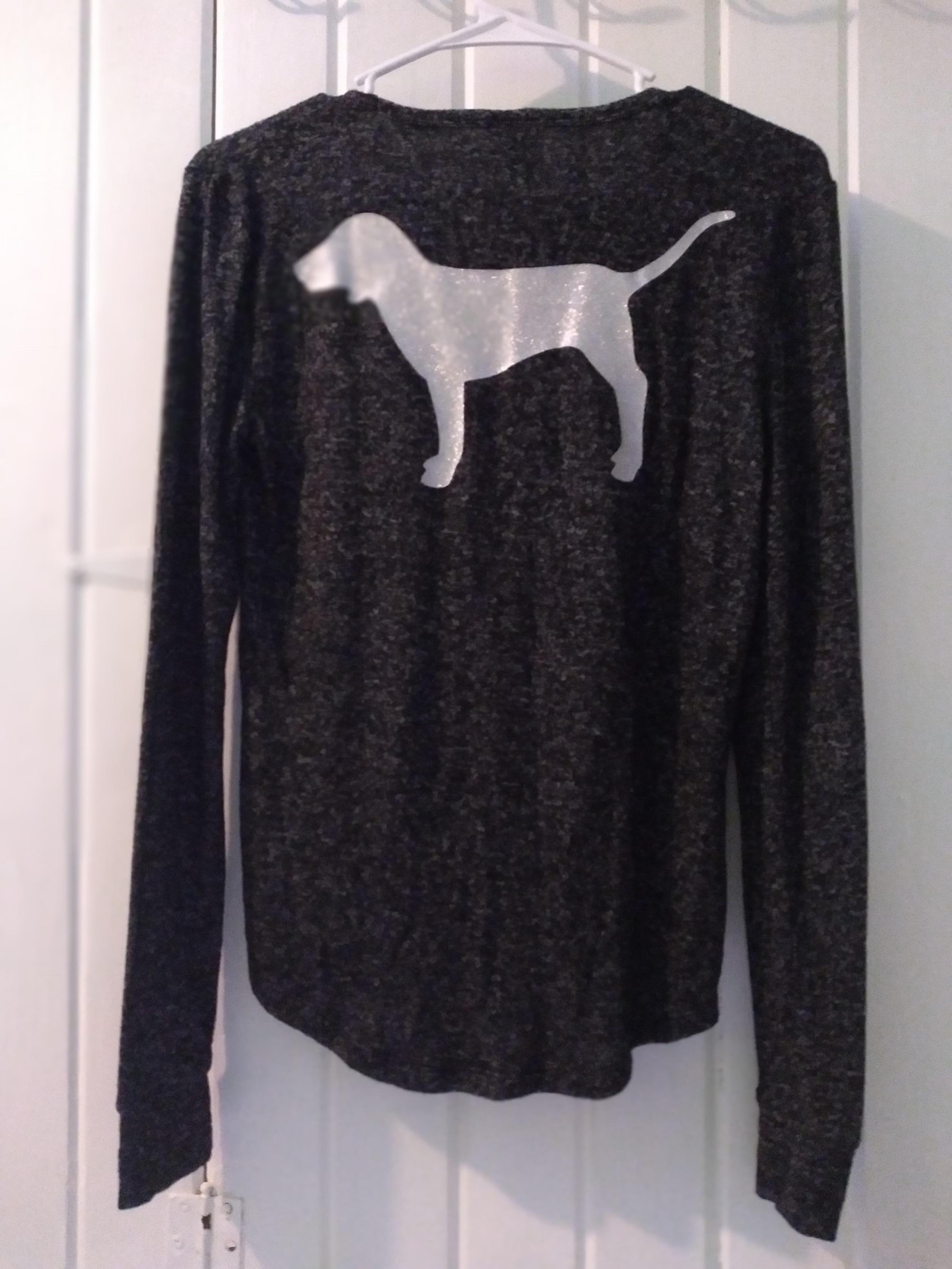 VS PINK bling shine dog pajama top-small