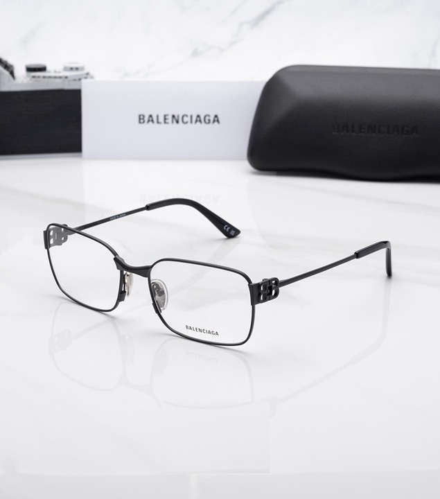 NEW Balenciaga BB0340o-001 Eyeglasses