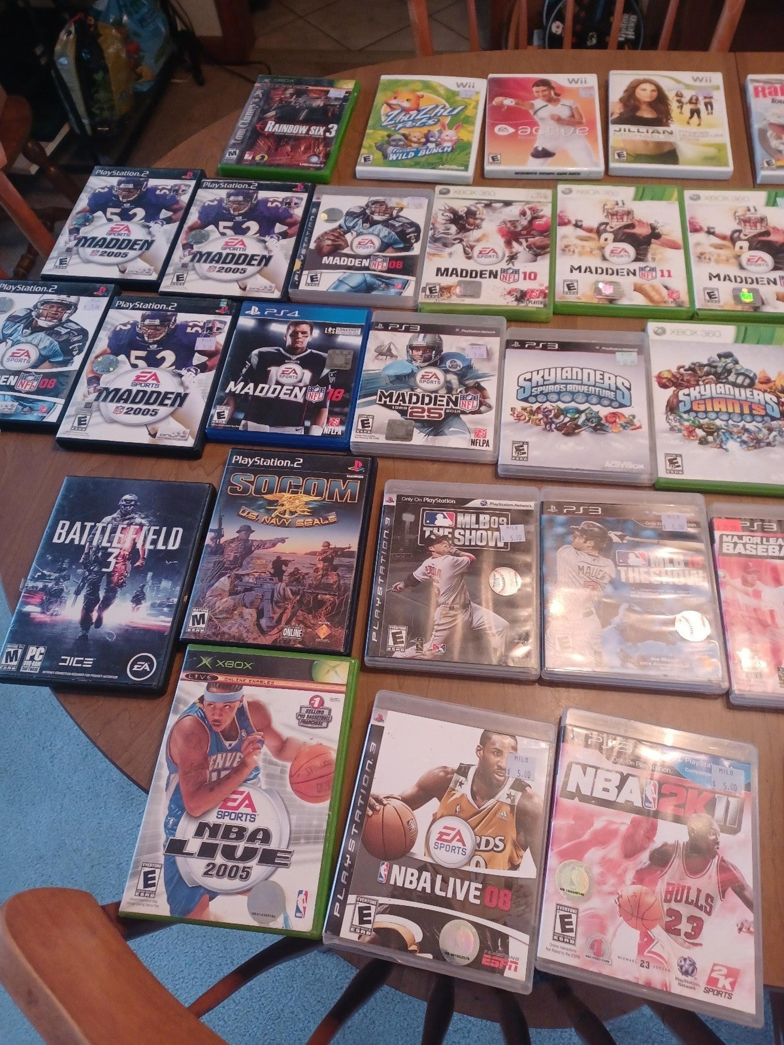 Xbox Playstation wii game lot 3 sealed