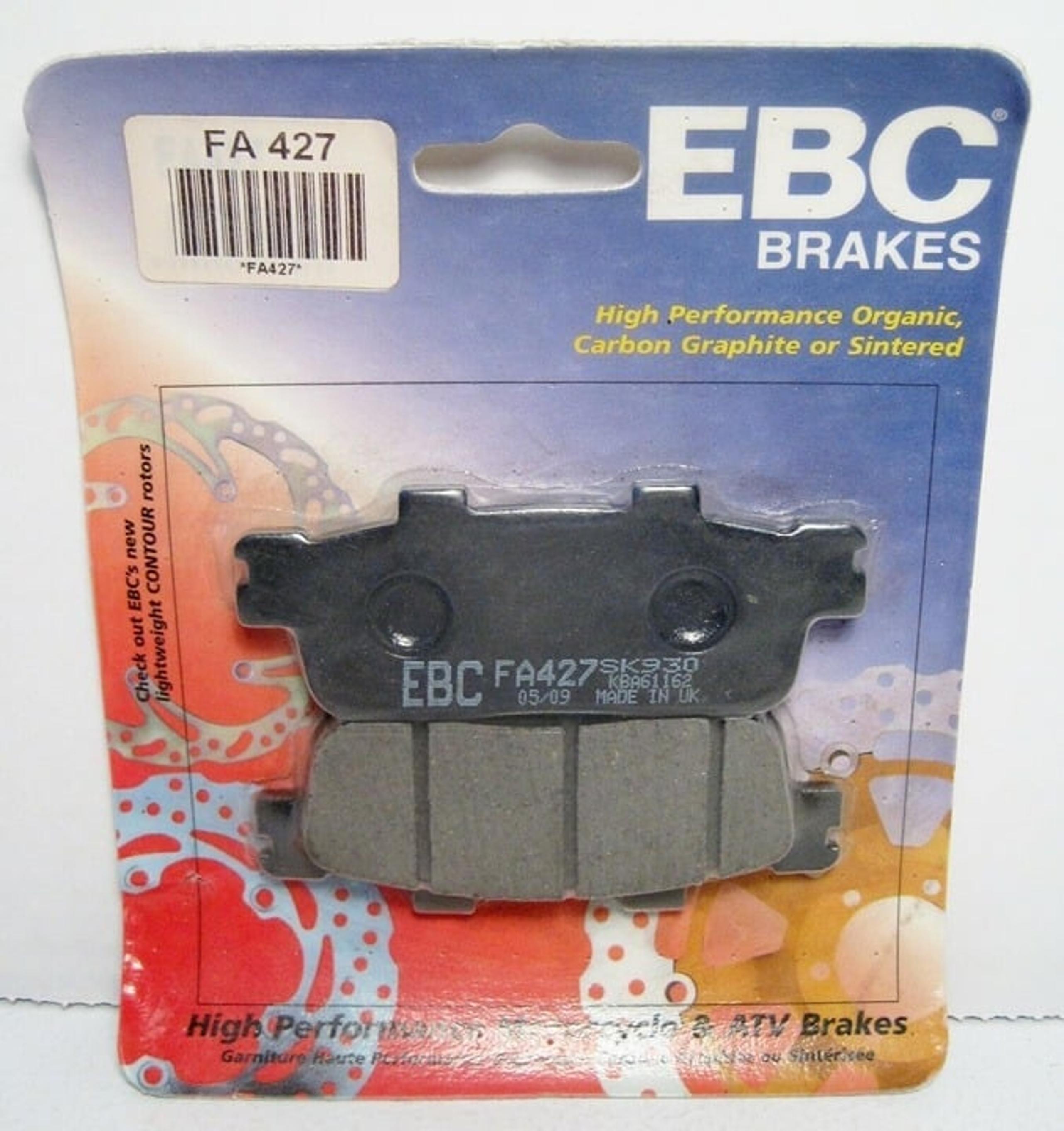 EBC Brakes FA427 High Performance Organic Brake Pads-NOS