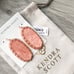 Macrame Danielle Rose Gold Earrings