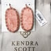 Macrame Danielle Rose Gold Earrings