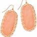 Macrame Danielle Rose Gold Earrings