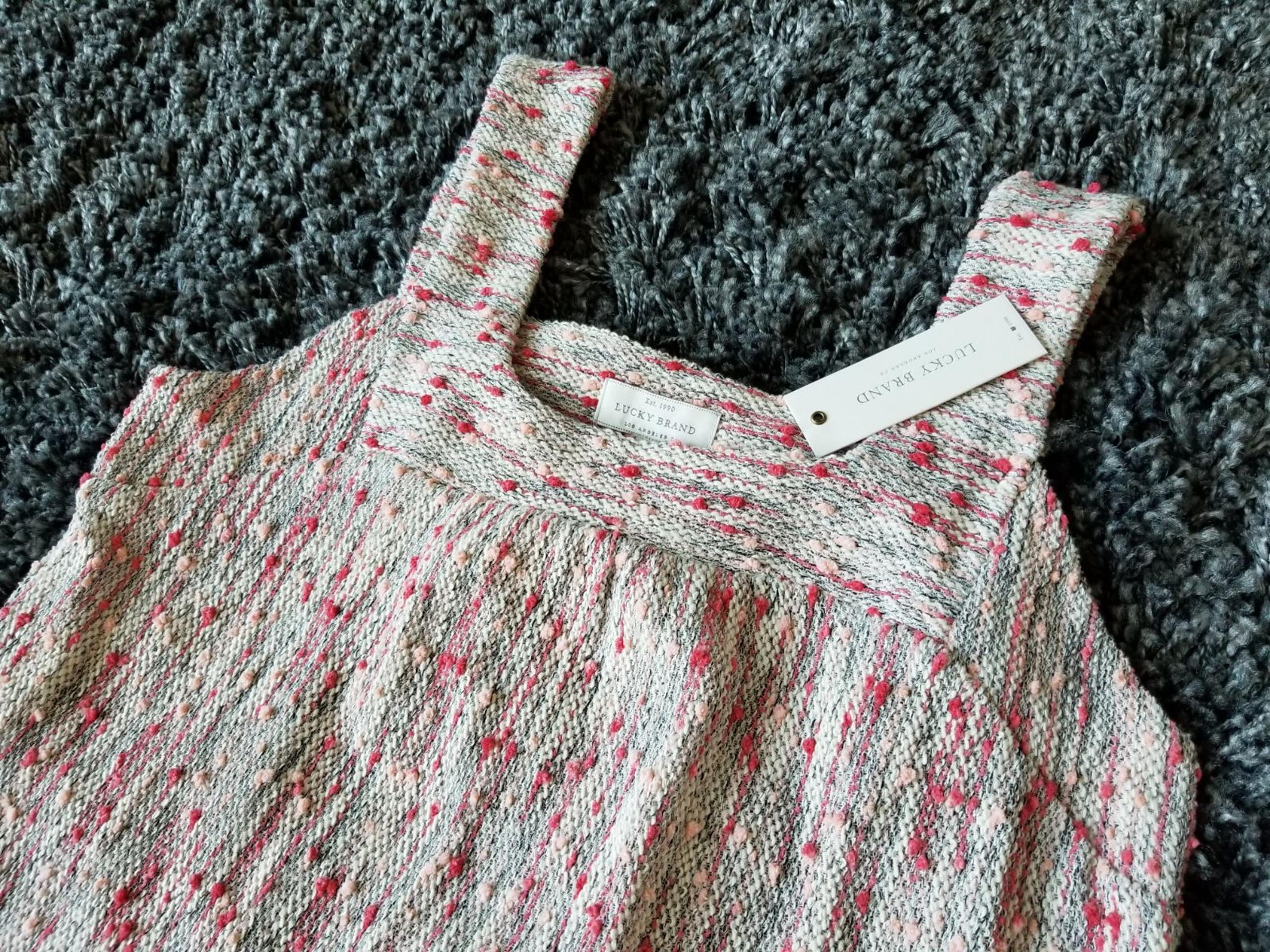 Lucky Brand Square Neck Tank Top