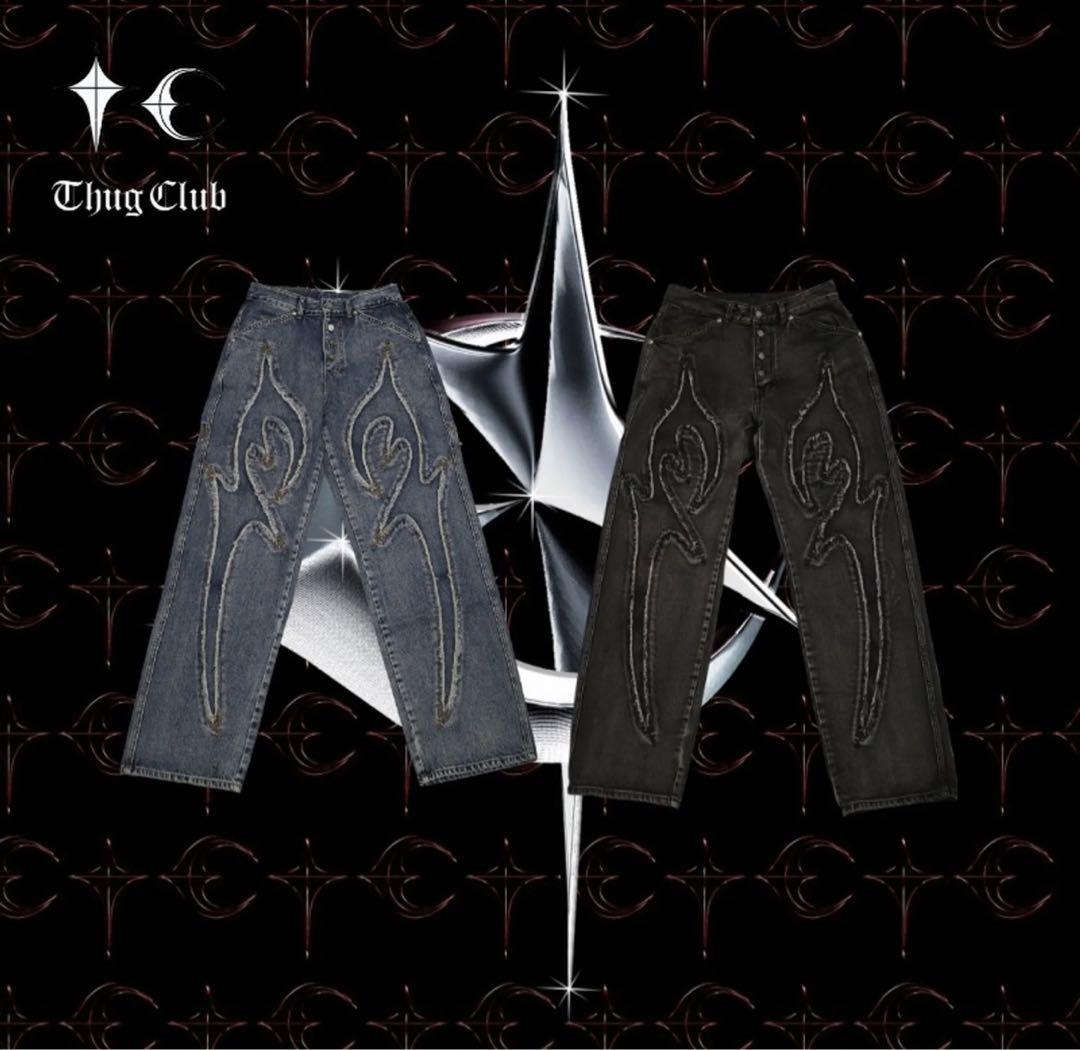 Thugclub Sag Club Tribal Denim Pants