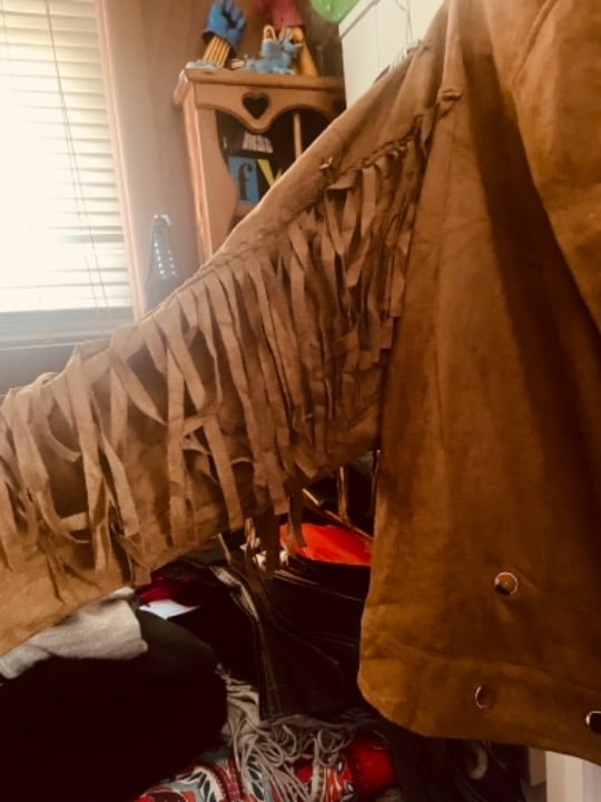 Kittenish Suede Fringe Jacket