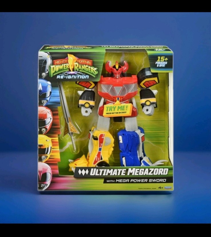 Power Rangers ReIgnition Ultimate Megazord Electronic Fig 11.25"