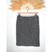 Hugo Boss Tweed Pencil Skirt Size 6 Knee Length Black White Twee Work Academia