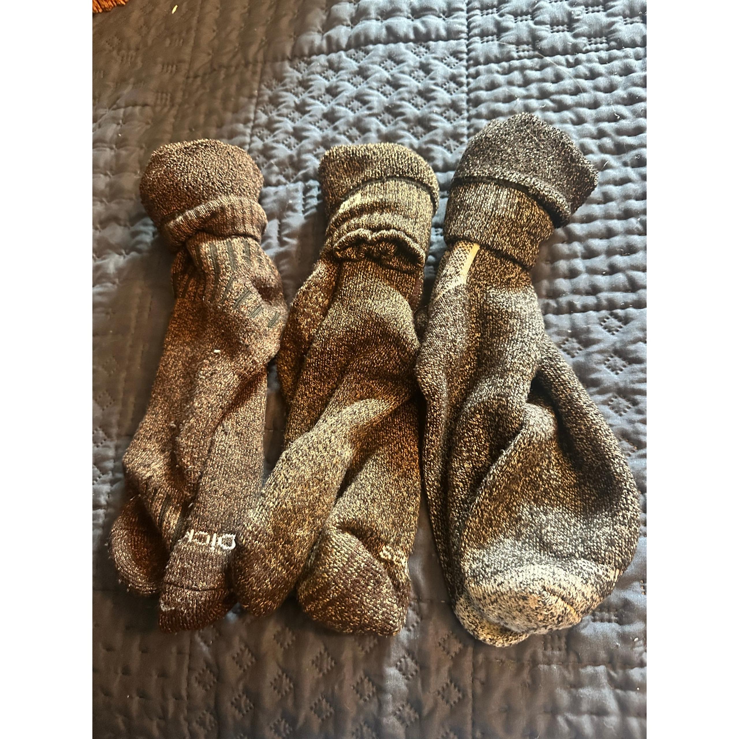 Men’s winter socks dickies 3 pair long brown and black