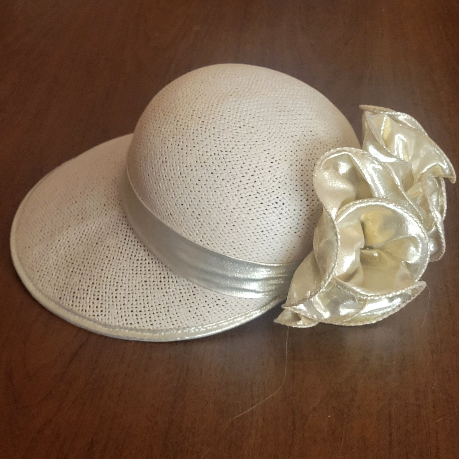 Vintage Rare San Francisco Sonni woven straw hat. Made in USA