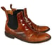 Frye Mens Chelsea Brown Leather Distressed Boots Size 12