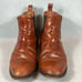 Frye Mens Chelsea Brown Leather Distressed Boots Size 12