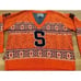 Syracuse University SU Orange/Navy Holiday/Christmas Sweater XXL.