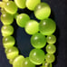 Cats eye necklace: limey. : bg4216