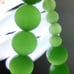 Cats eye necklace: limey. : bg4216
