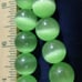 Cats eye necklace: limey. : bg4216