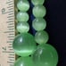 Cats eye necklace: limey. : bg4216