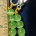 Cats eye necklace: limey. : bg4216