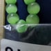 Cats eye necklace: limey. : bg4216