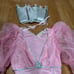 3 wishes glinda good witch wizard of oz costume