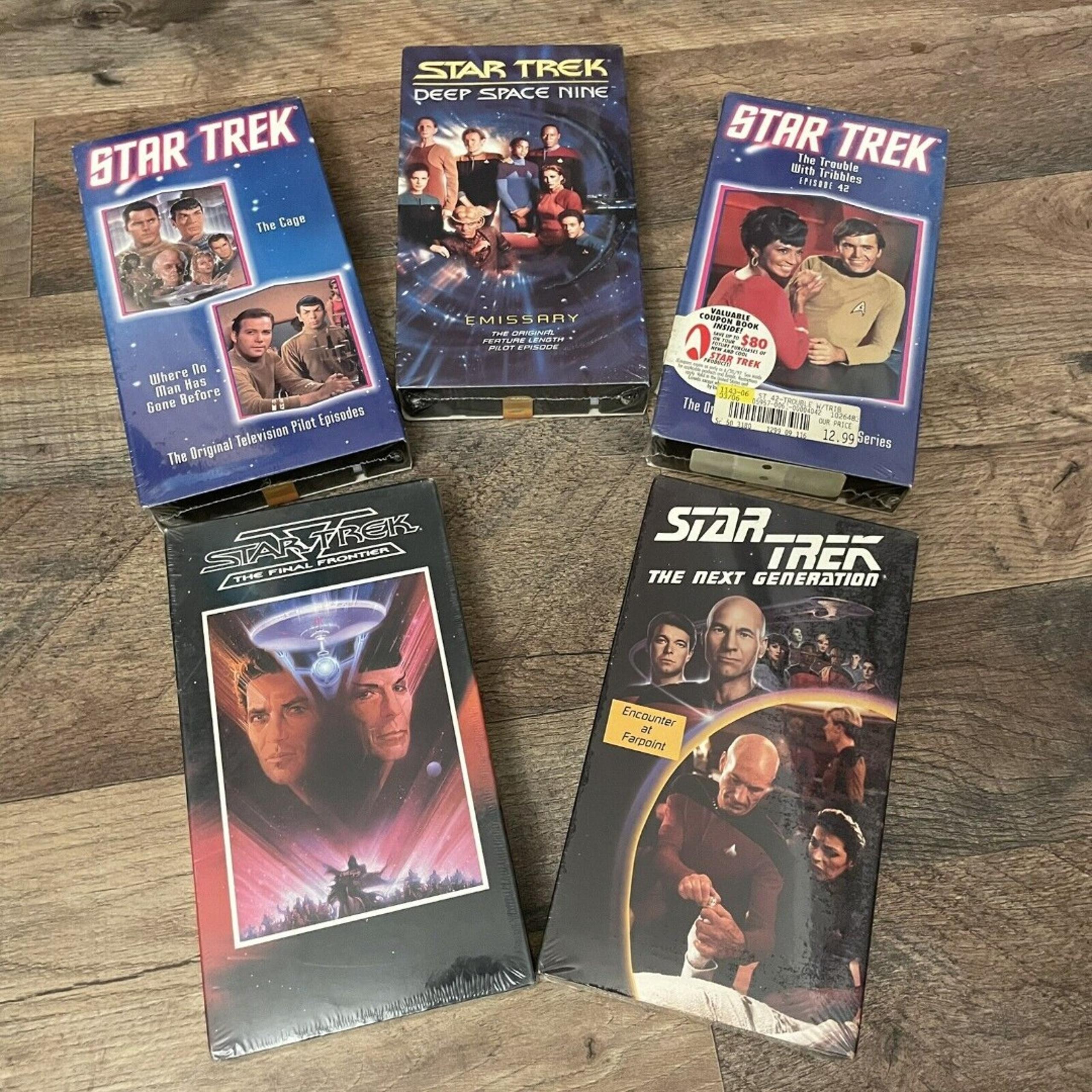 New Sealed Lot Of 5 Star Trek VHS Video Tapes Episode Deep Space Nine Final