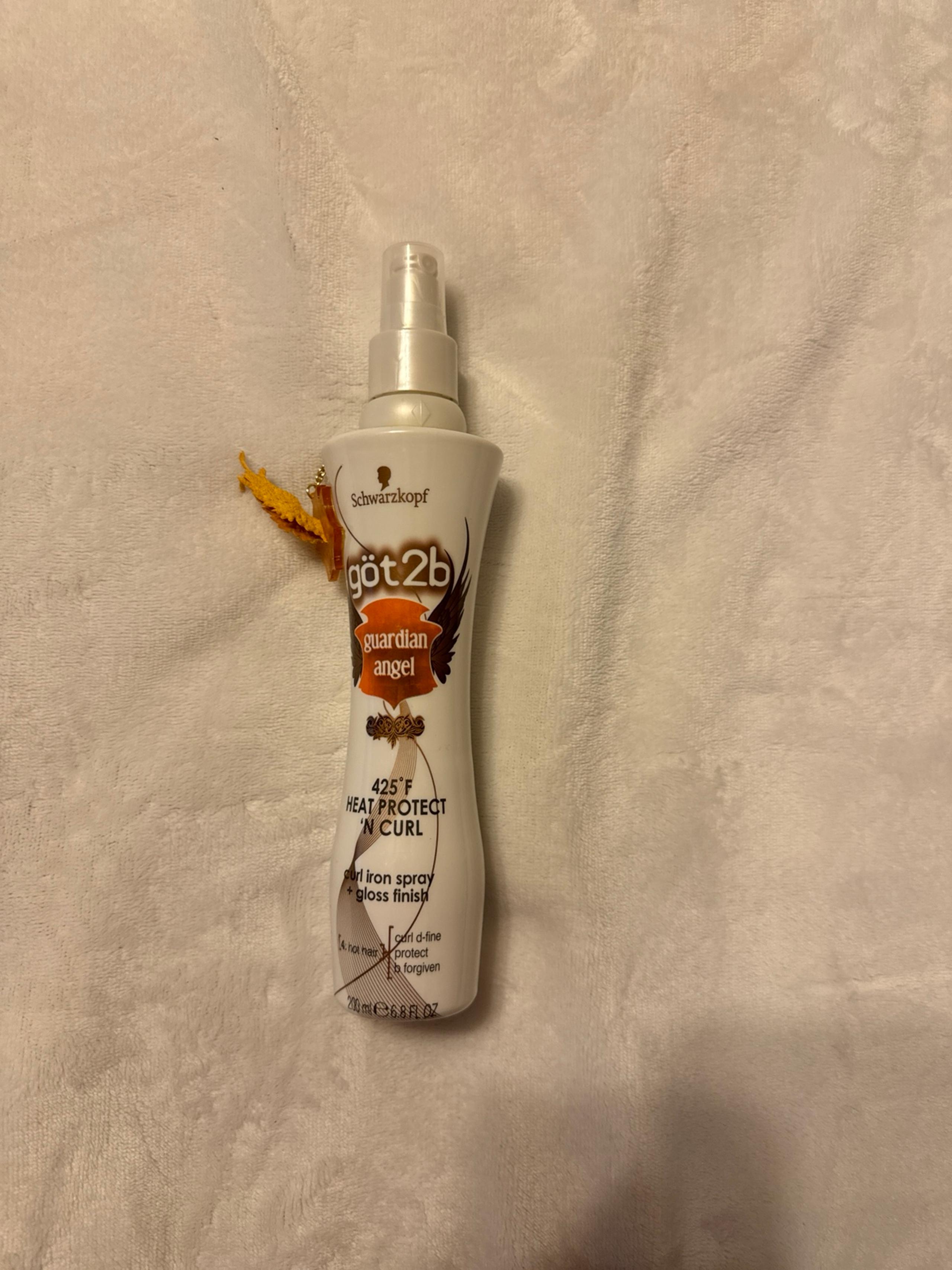 Schwarzkopf got2b Guardian Angel Gloss Finish curl iron spray heat protectant