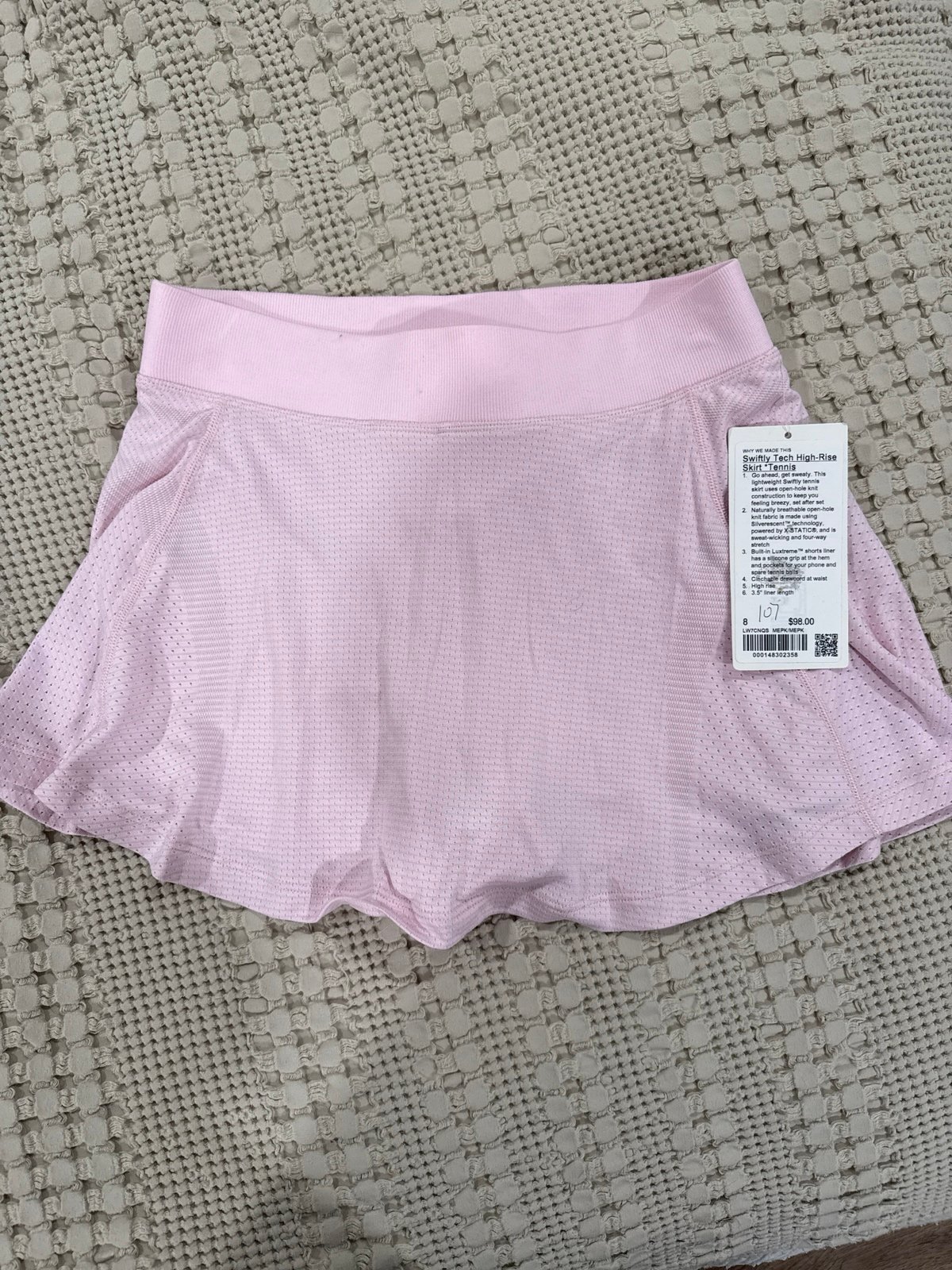 Lululemon NWT high-rise tennis skirt