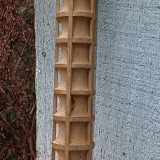 vintage ravioli wooden rolling pin