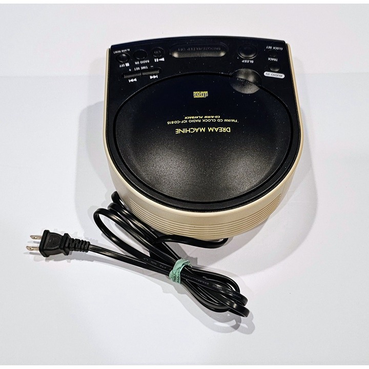 Sony Dream Machine ICF-CD815 AM/FM Stereo CD Clock Radio with Dual Alarm