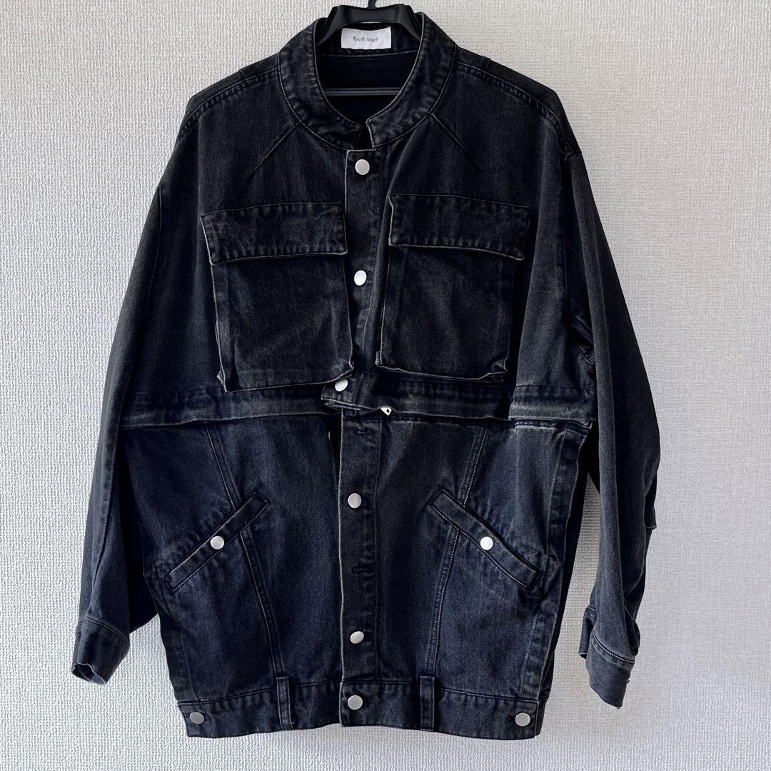 denim over shirt jacket(unisex)/blue | KNUTH MARF
