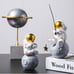 Astronaut Figurine | Astronaut Fishing Star | Figure Sculpture for Desktop