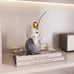 Astronaut Figurine | Astronaut Fishing Star | Figure Sculpture for Desktop