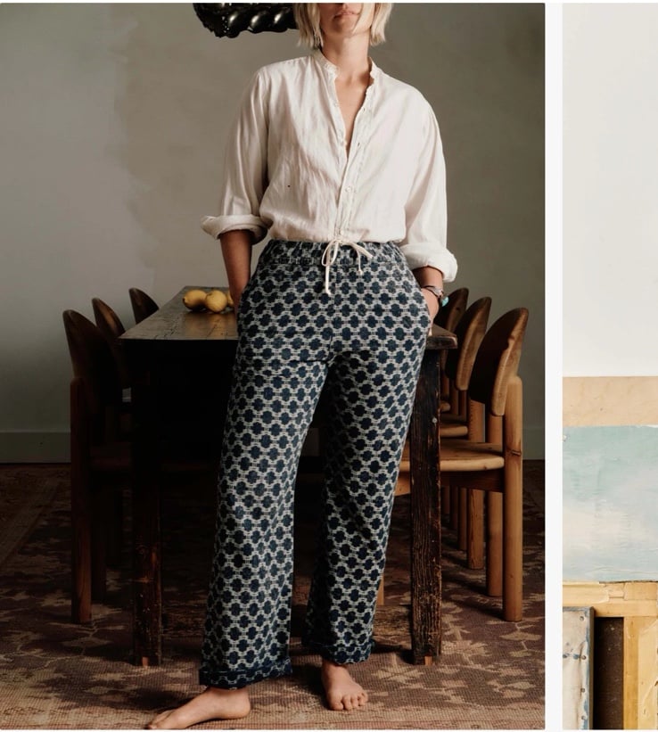 Imogene and Willie fethiye indigo and kiji pants