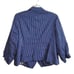 Cato Women's Blue and White 3/4 Sleeve Blazer Jacket Size 22/24W NWT