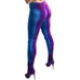 AREA Iridescent leggings in Ultraviolet Beyoncé