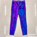 AREA Iridescent leggings in Ultraviolet Beyoncé