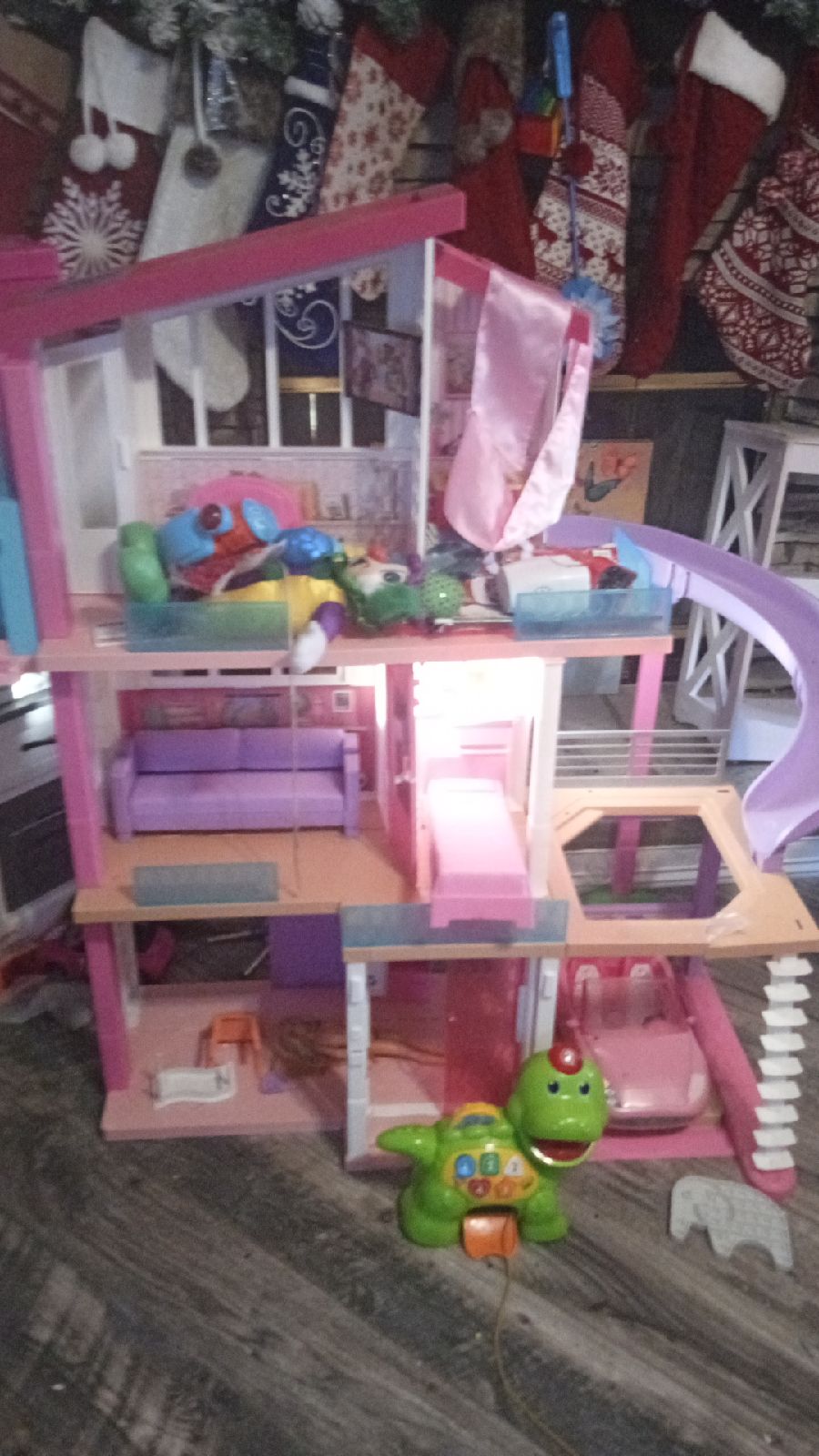 Barbie house dollhouse 3 floor