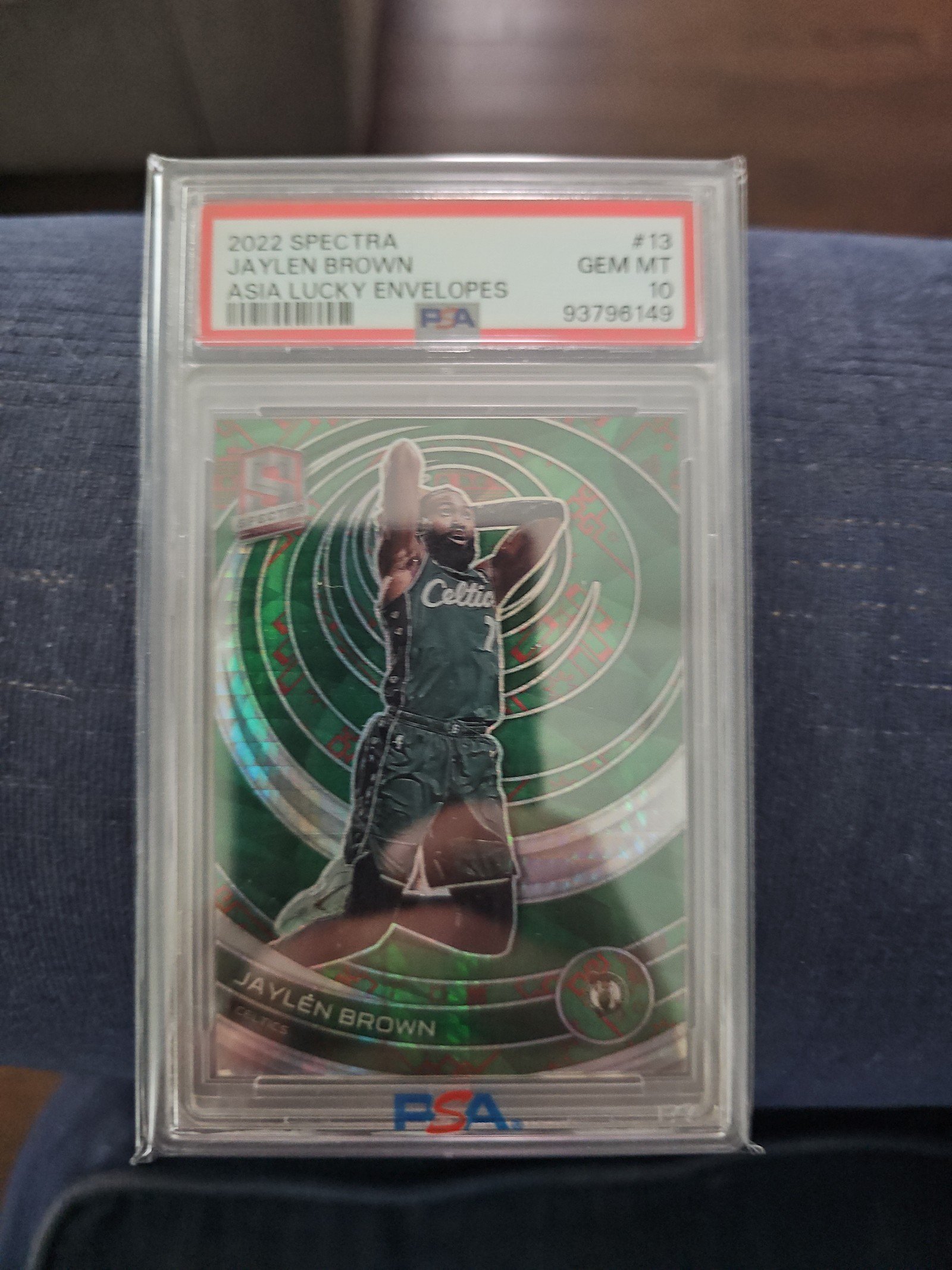 PSA 10 POP 1 jersey match jaylen brown