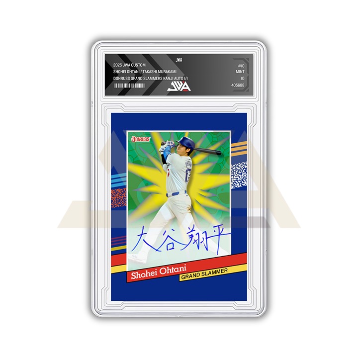 Shohei Ohtani Custom Donruss Grand Slammer Kanji Signature Auto 1 of 1 Topps 1/1