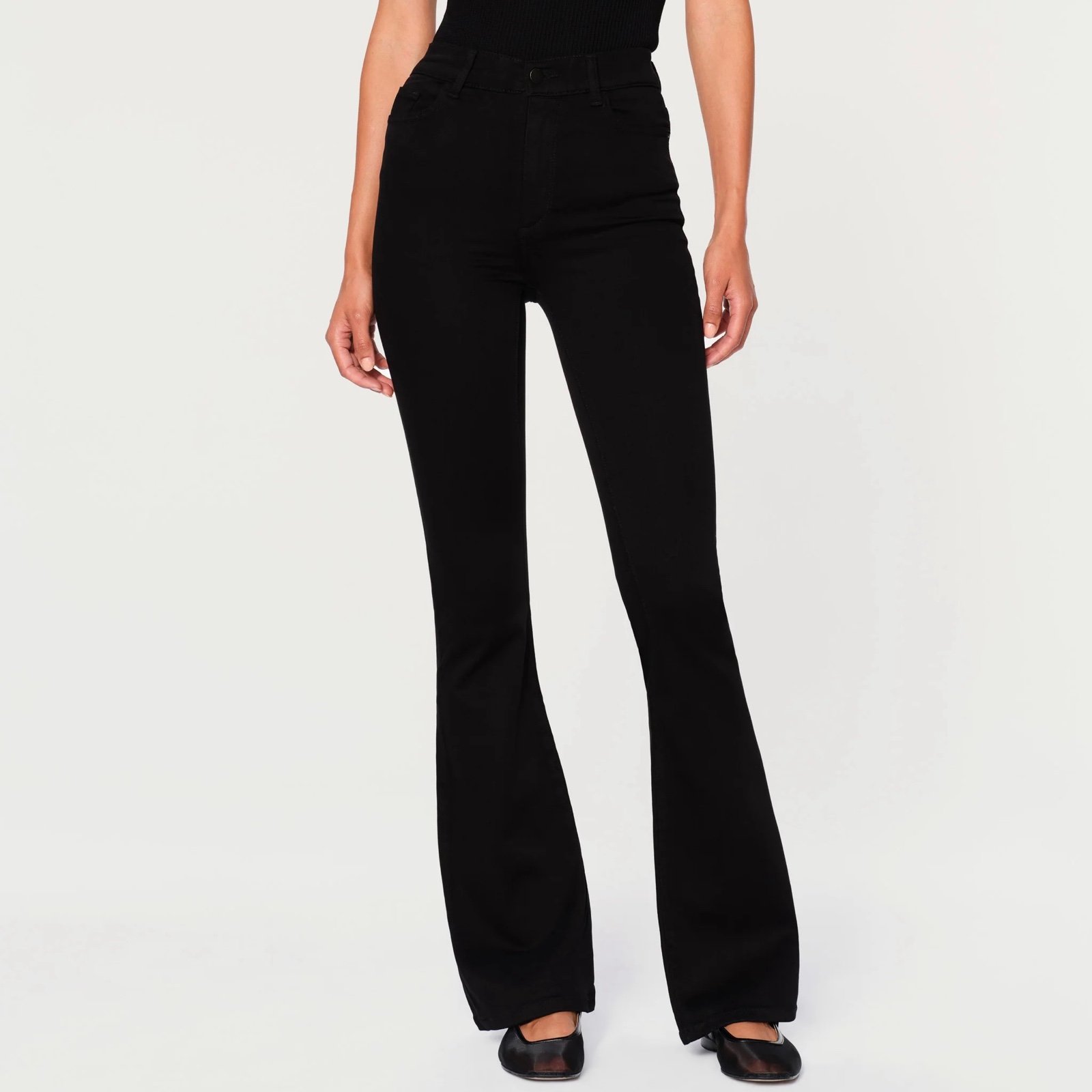 NWT DL1961 Black Bridget Boot Instasculpt Jeans