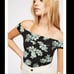 Free People So Much, Off the Shoulder Bodysuit in Black Size XS